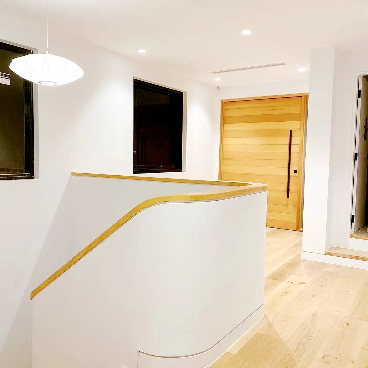 Entrance and landing area