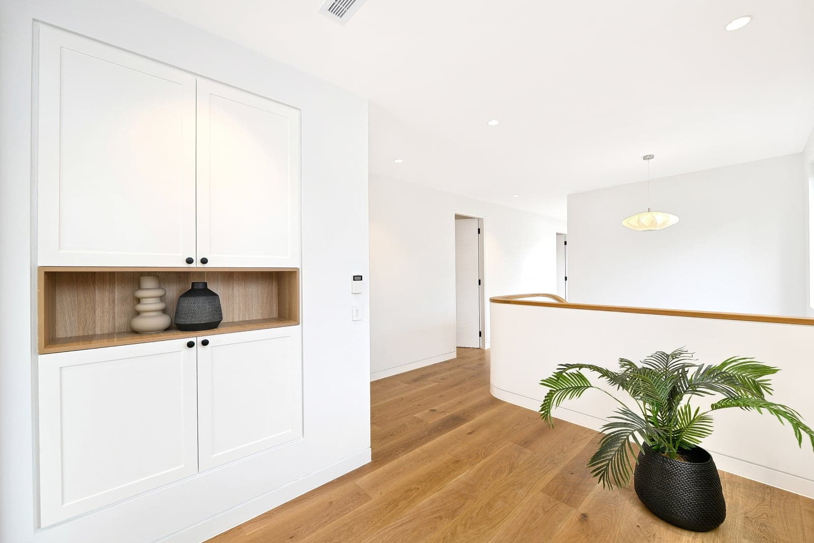 Entrance with timber flooring